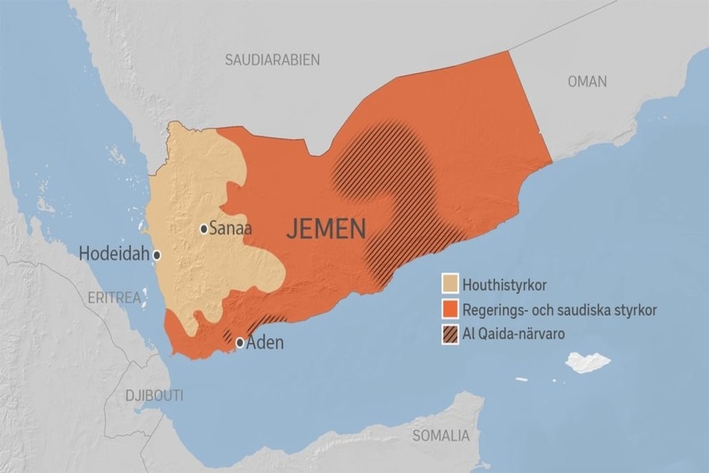 Jemen Karta