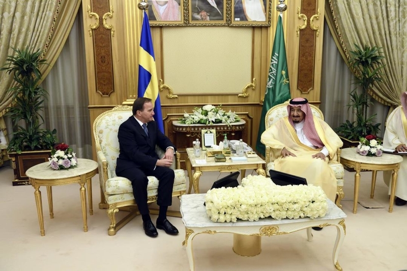 Statsminister Löfven och Saudiarabiska ledare